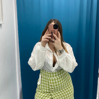 Gonna tweed verde