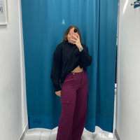 Pantalone Cargo Prugna 12198