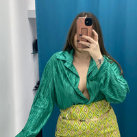 Gonna con motivi verde