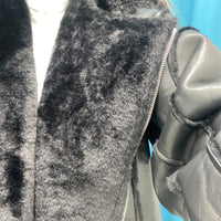 Montone con Pelliccia Black