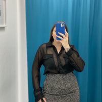 Gonna in lana black