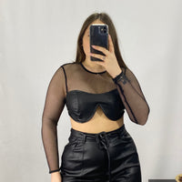Coordinato Top e Shorts black
