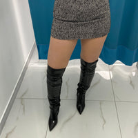 Gonna in lana black