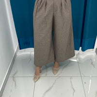 Pantaloni Culotte Beige