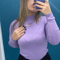 Maglia mezzo collo vari colori