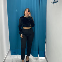 Pantalone Slim Fit Nero 8870