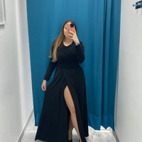 Vestito Lungo con Spacco 25328