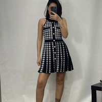 Vestito stampa tweed