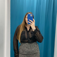 Gonna in lana black