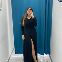 Vestito Lungo con Spacco 25328