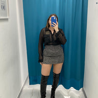 Gonna in lana black