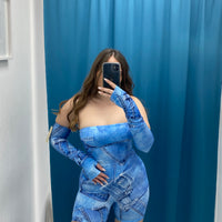 Tutina simil denim