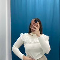 Maglia con rouches 92915
