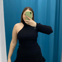 Maglia monospalla vari colori