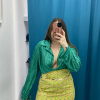 Gonna con motivi verde