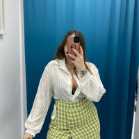 Gonna tweed verde