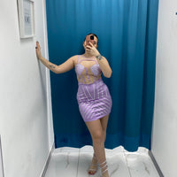 Vestito glow vari colori