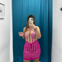 Vestito glow vari colori