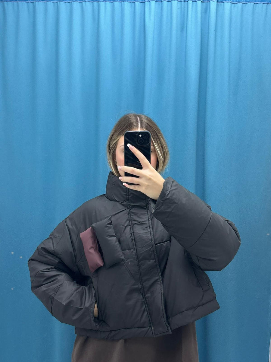 Cropped Snap Jacket - 7133