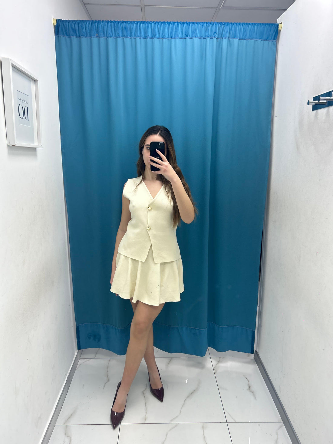 Coordinato gilet e gonna 1071