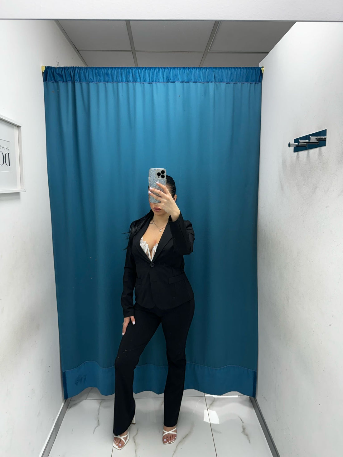 Pantalone slim nero 51134