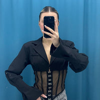 Blazer “Corset Chic”-80047