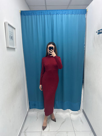 Vestito lungo lurex 124821
