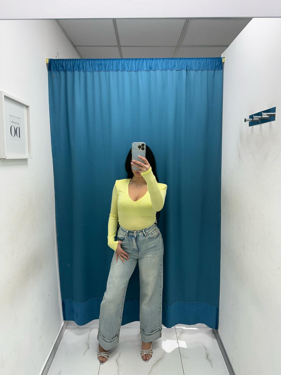 Jeans con risvolto 3362