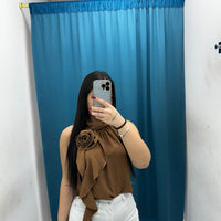 Blusa satin 3252