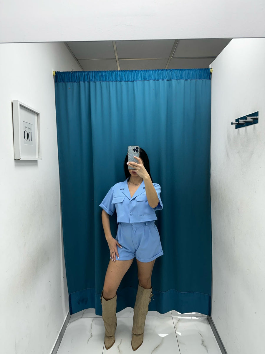 Coordinato giacca e shorts 9205