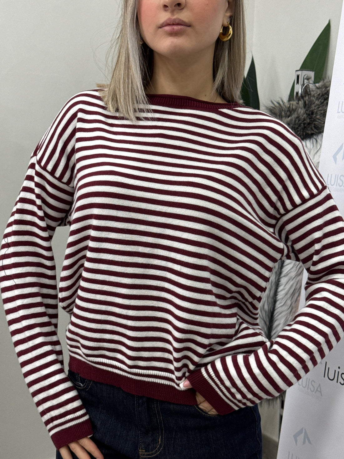 Striped Baby Tee - 3214