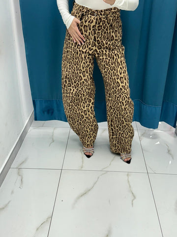 Jeans leopardato by Lumina 2282