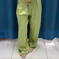 Pantalone palazzo satin 24205