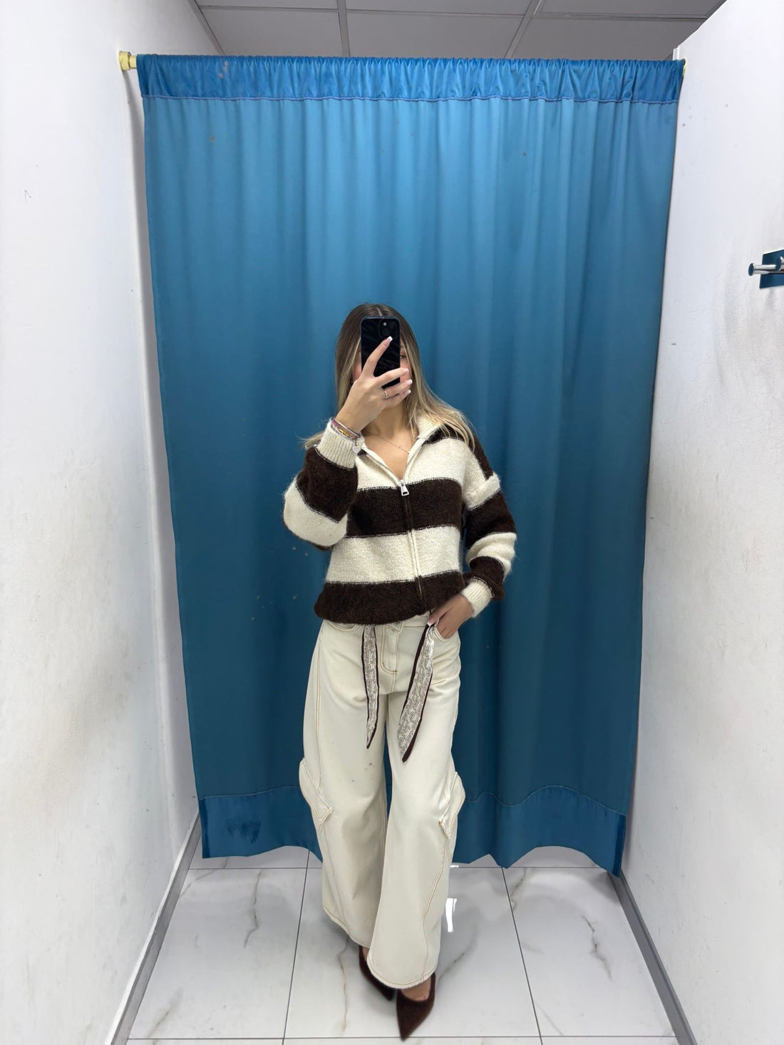 Cardigan"cocoon"-51201