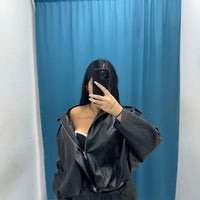 Giacca"Oversize Nero Notte"-2666