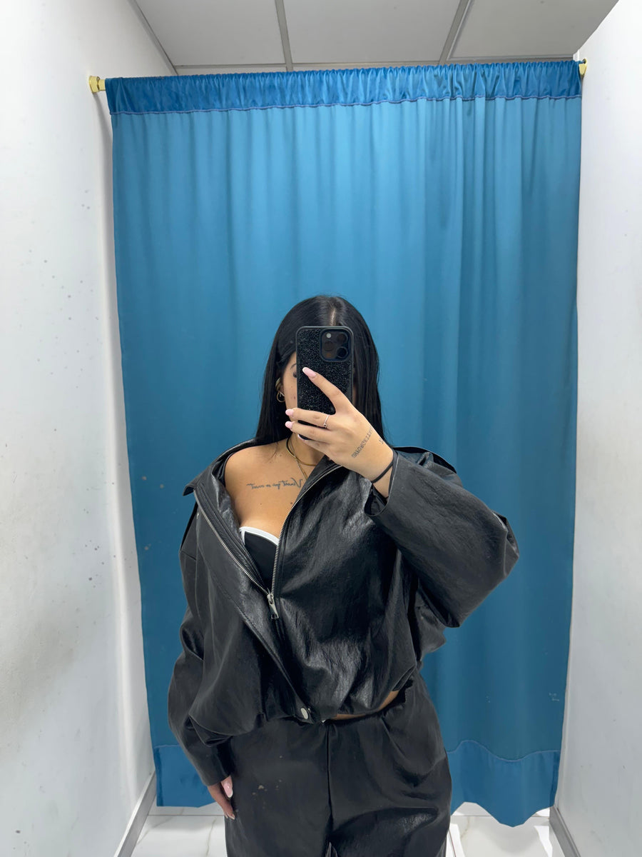 Giacca"Oversize Nero Notte"-2666