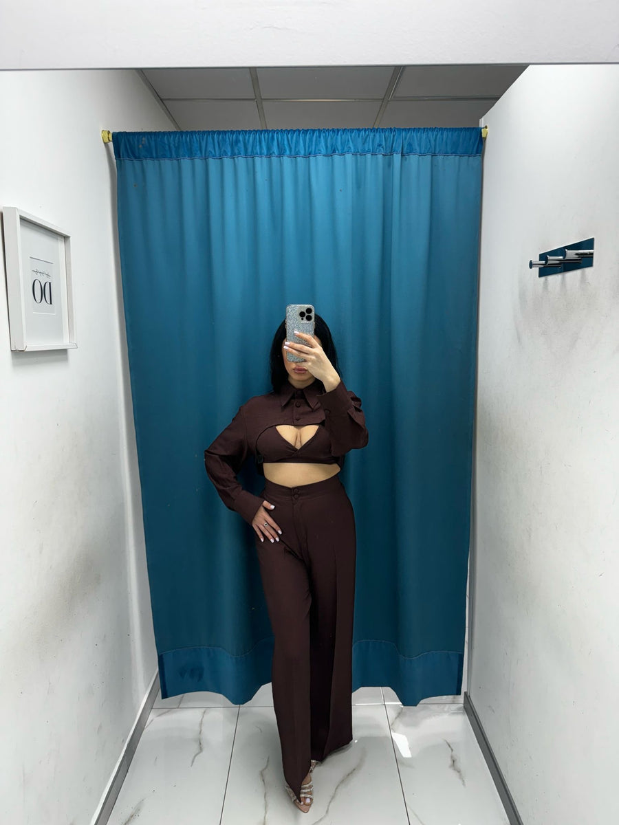 Coordinato top e pantalone 6333