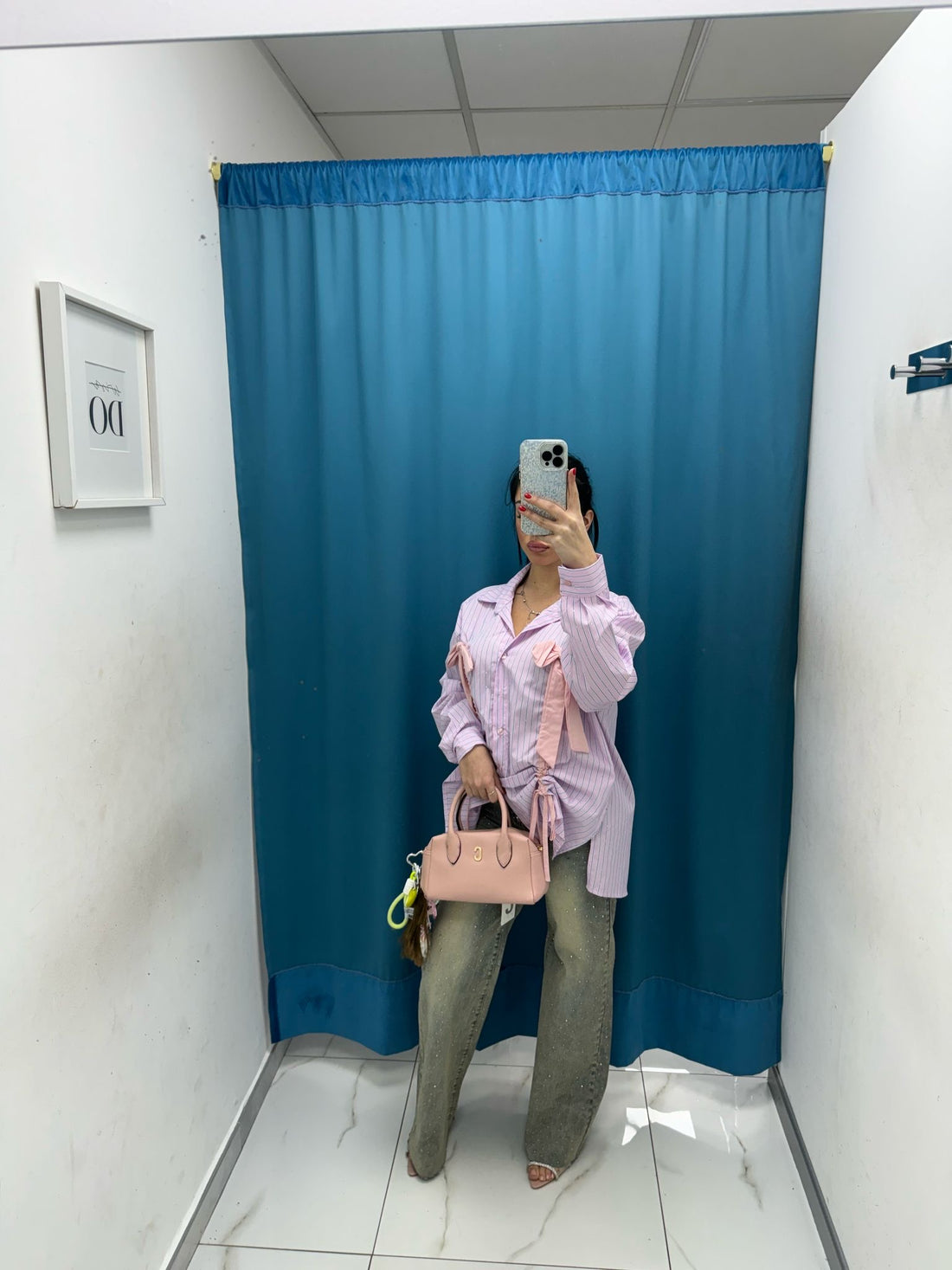 Jeans wide leg brillantini 21106