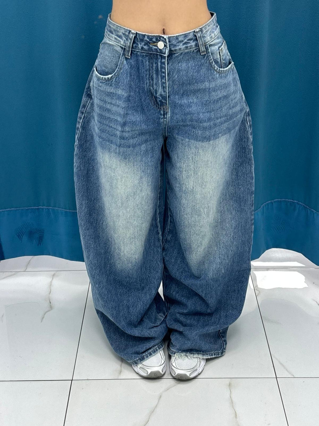Jeans"Soft Shade Balloon"-F8010