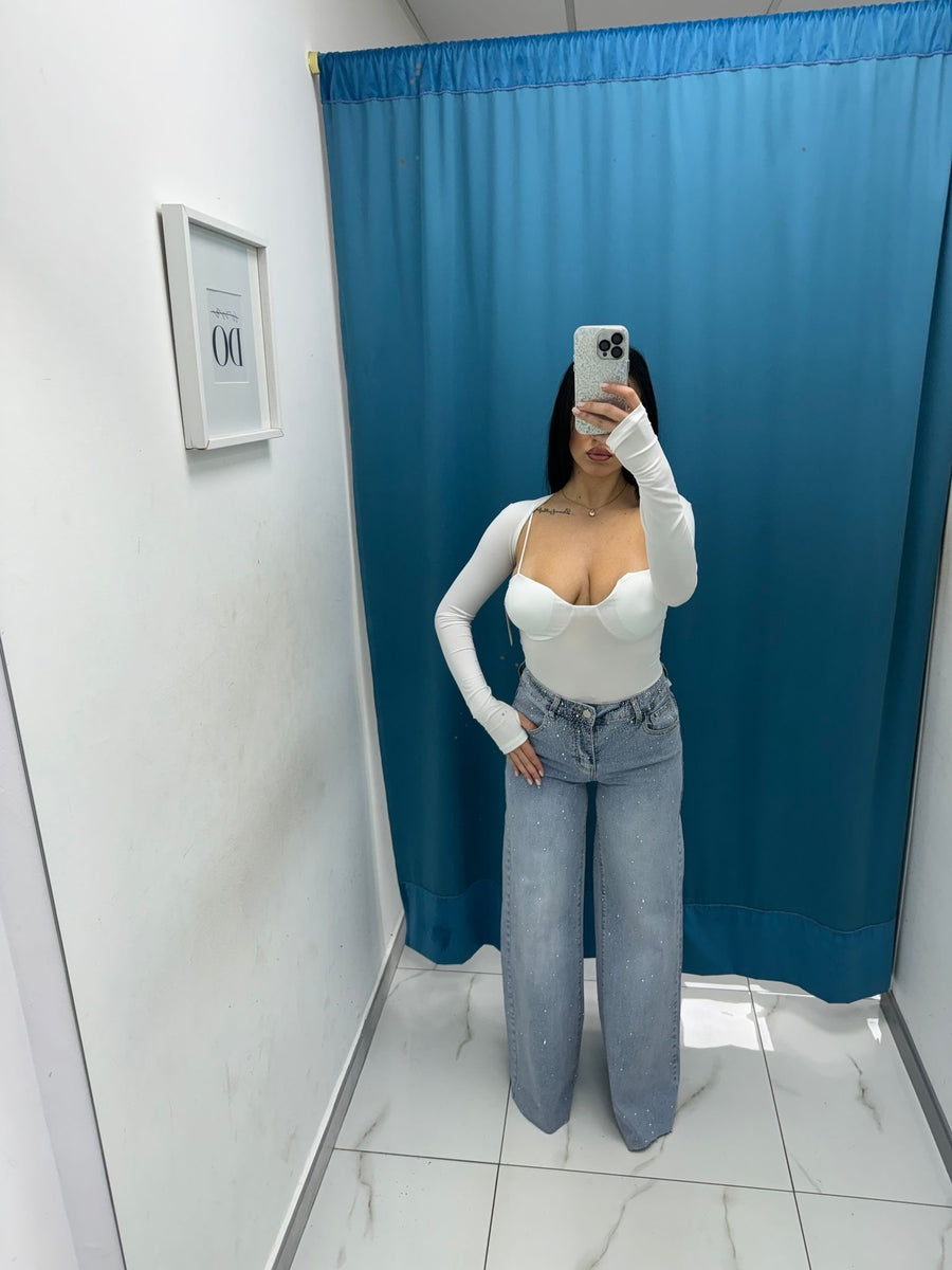 Jeans con brillantini 1106