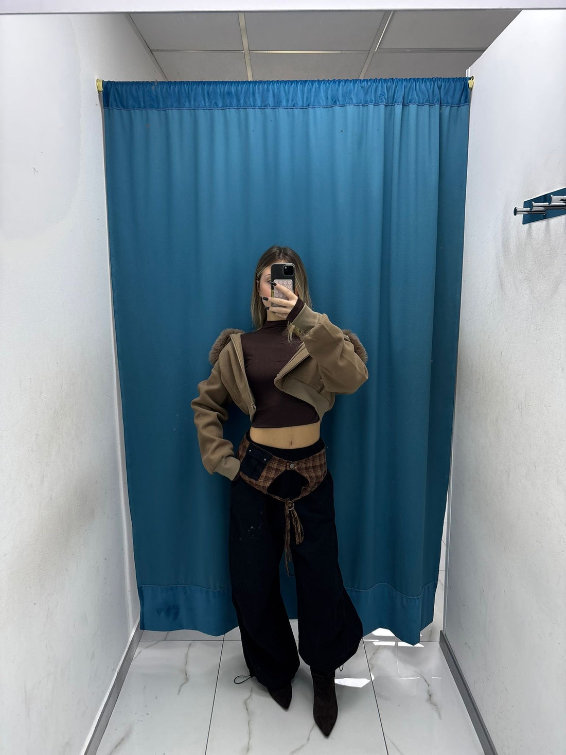 Brown Aviator Jacket - 8121-92