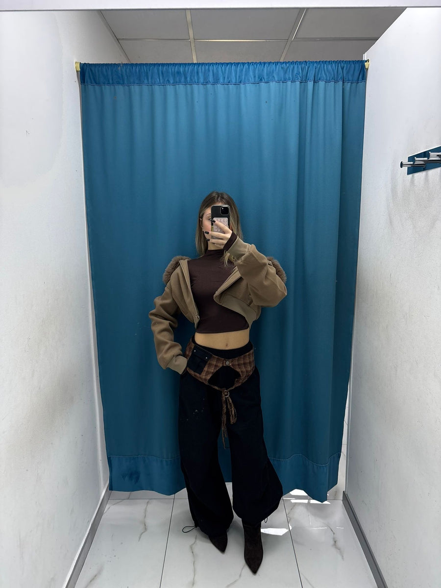 Brown Aviator Jacket - 8121-92