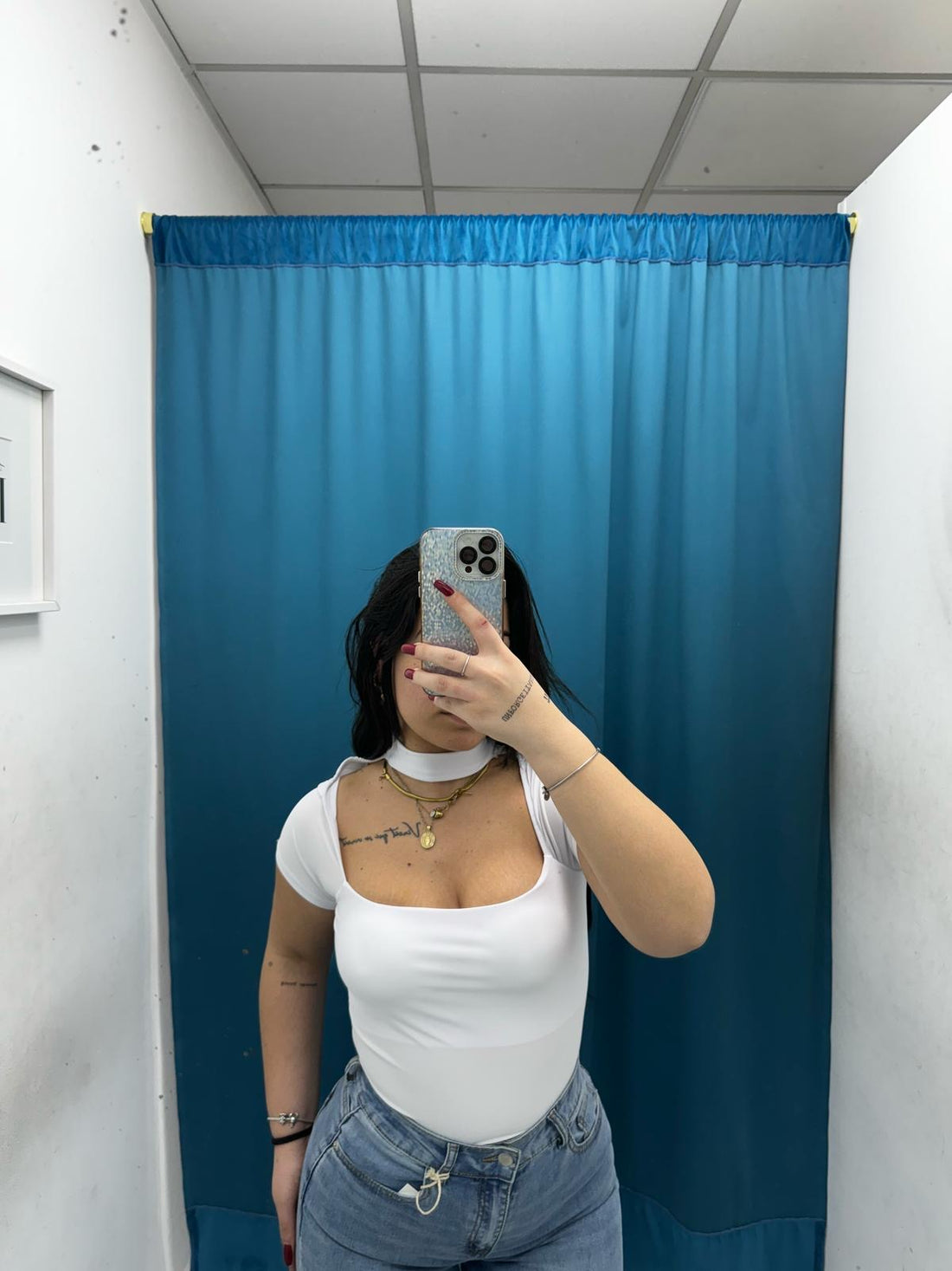Body mezze maniche con scollo 16245