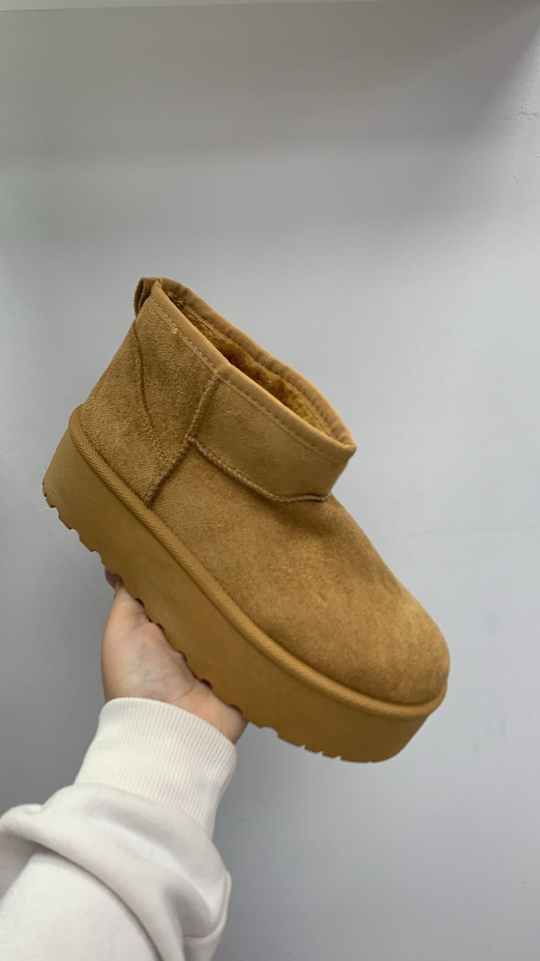 Stivali imbottiti beige