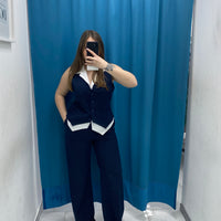 Tailleur gilet e pantalone 87137