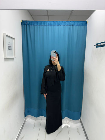 Vestito lungo a campana 39700