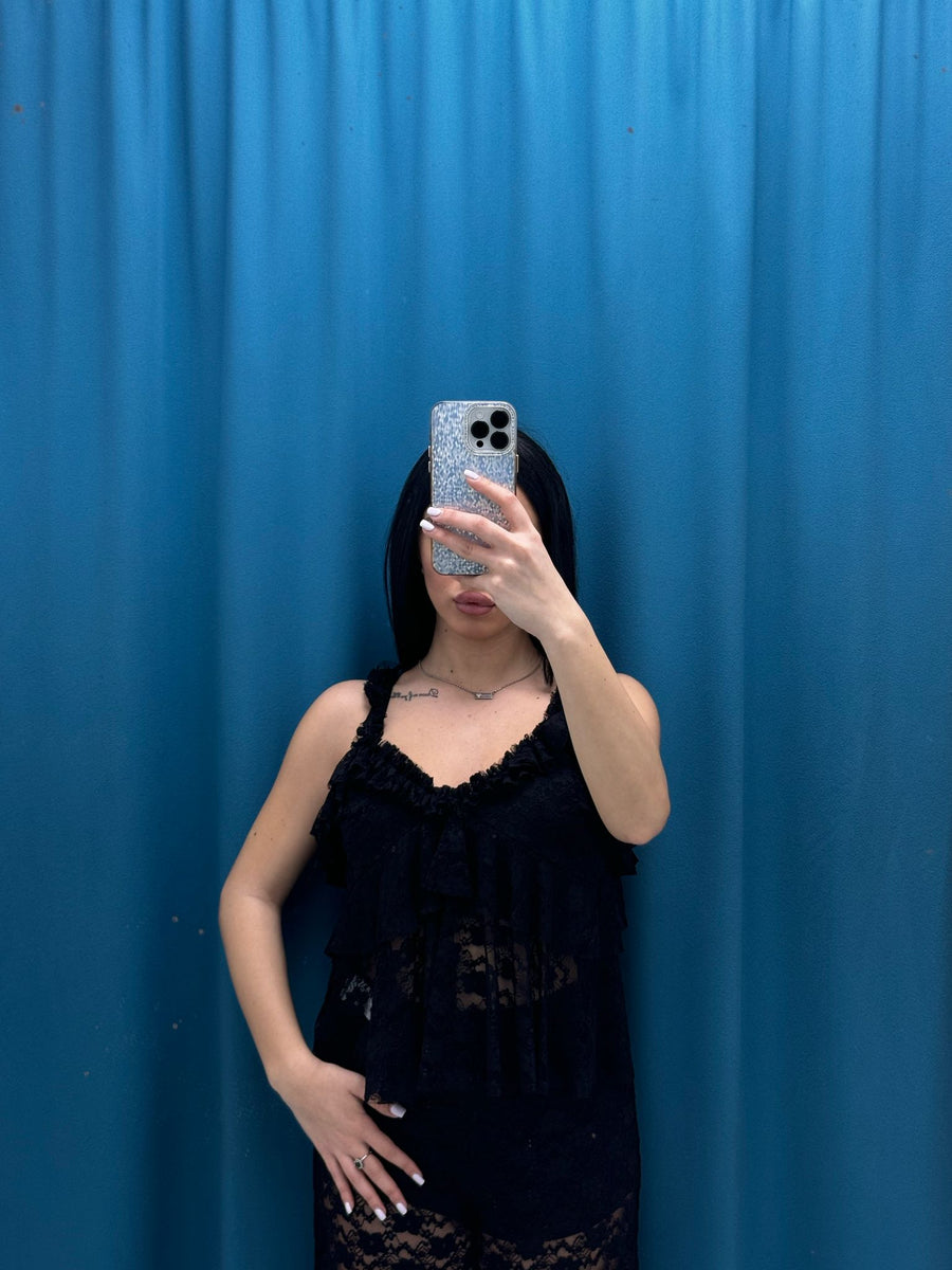 Top in pizzo lumina 2873
