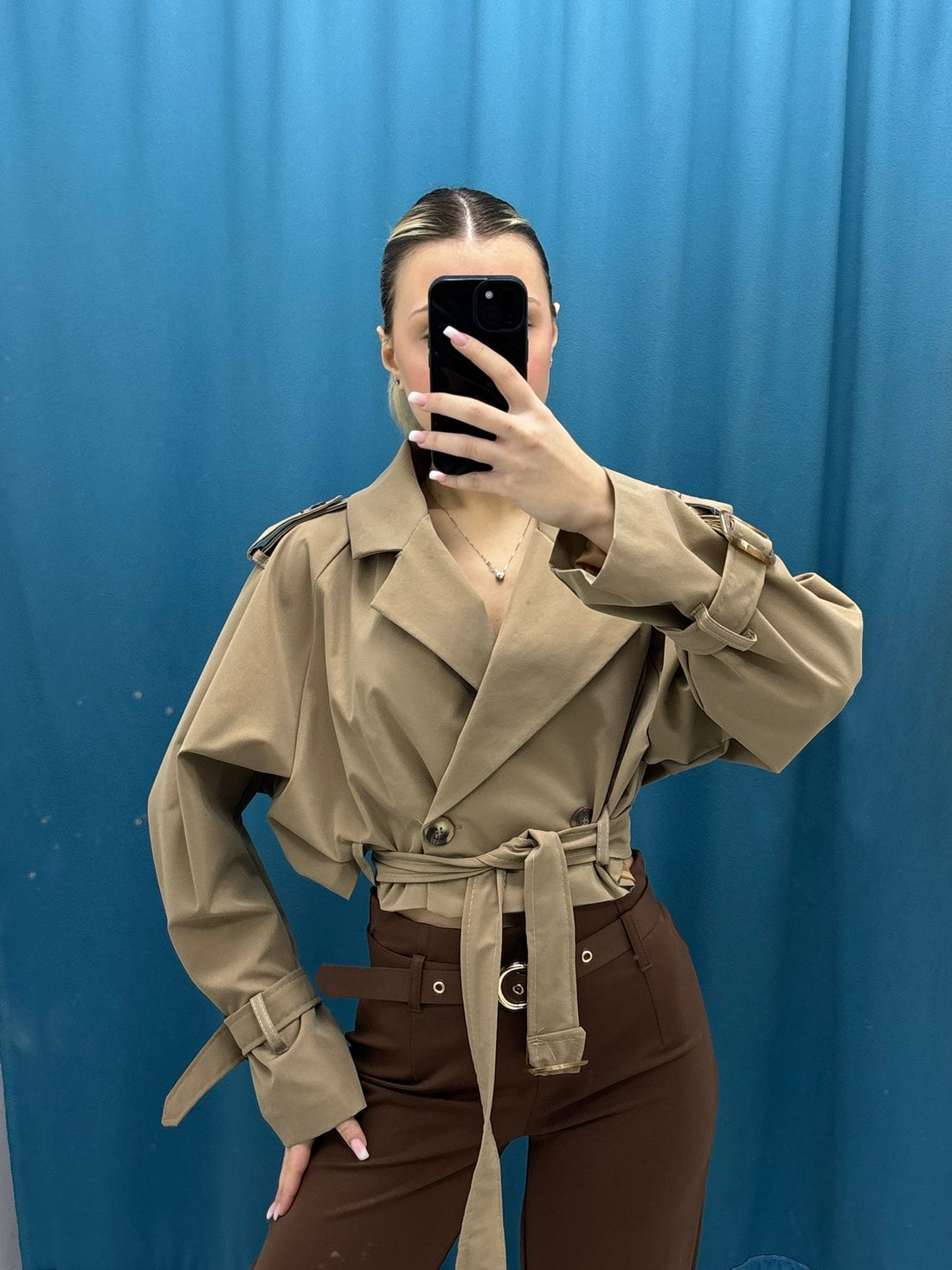Aria– Mini Trench Urban Chic-10517