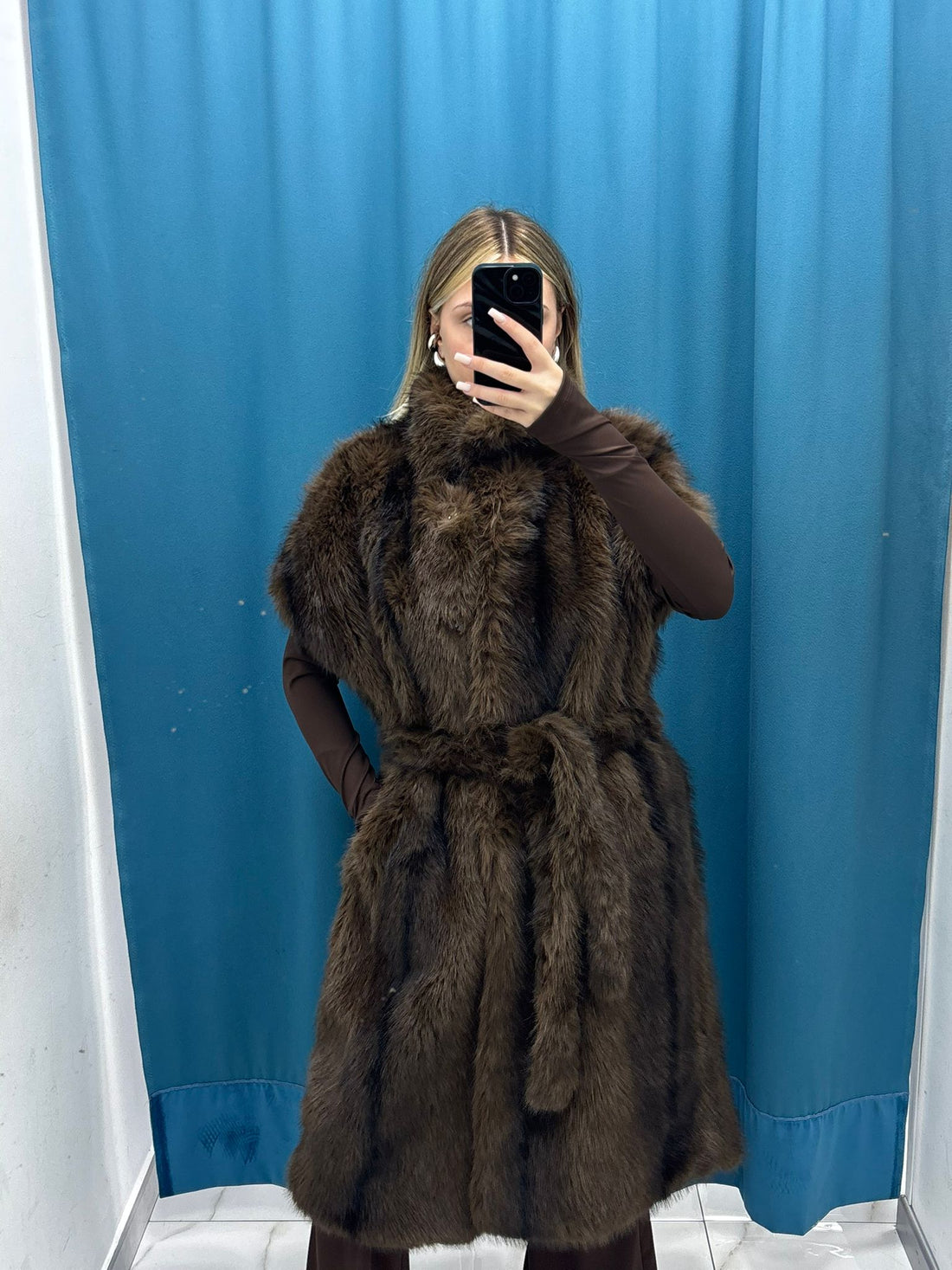 Cocoa Wrap Fur - 03224