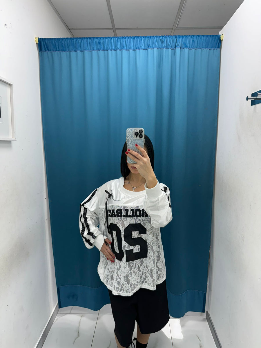 Maglia a maniche lunghe con ricami 9331